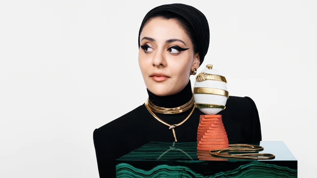  「ブルガリ アイコンズ ミノディエール コレクション キャンペーン」スマヤ・ヴァリー