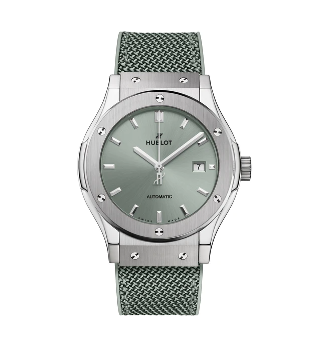 HUBLOT 「クラシック・フュージョン チタニウム セージグリーン」
