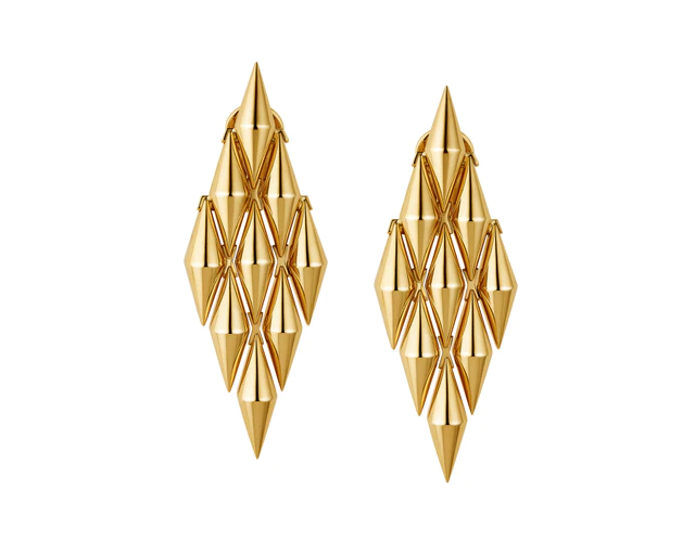 ブルガリ 2026年 新作「ブルガリ エターナル」コレクション「ヴィミニ」ピアス YG 