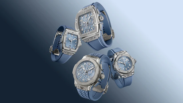 ウブロ「ビッグ・バン」新色コールブルー登場、鉱物的な輝きで更新される4つの最新モデル