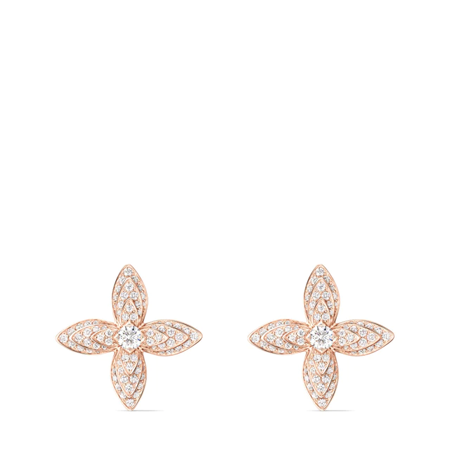 ルイ・ヴィトン ピアス｢イディール ブロッサム｣ ローズゴールド、ダイヤモンド