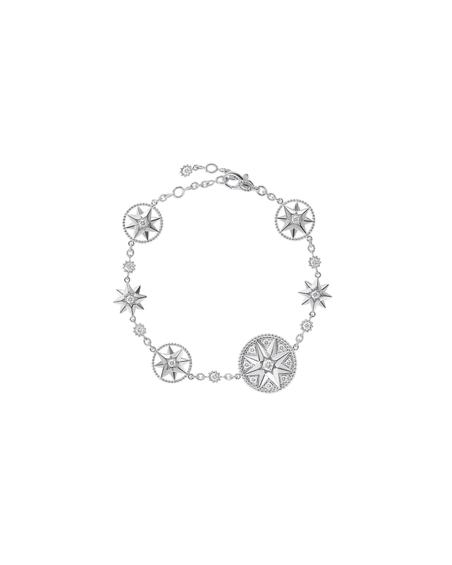 ディオール ファインジュエリー「ローズ デ ヴァン」ブレスレット JRDV94150 WGxDIA