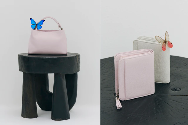 土屋鞄のエッセンシャルライン「クラルテ」、フィールドソフトレザーでまとうシェルピンクとホワイトサンドの新色