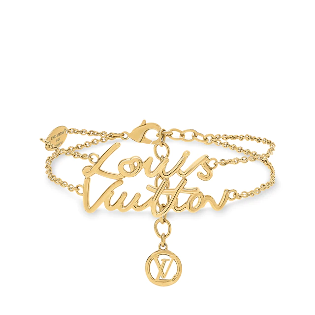 ルイ・ヴィトン:ブレスレット·LV スクリプト メタル