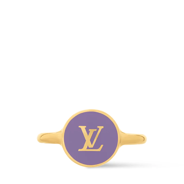 ルイ・ヴィトン:リング·LV コンフェッティ メタル