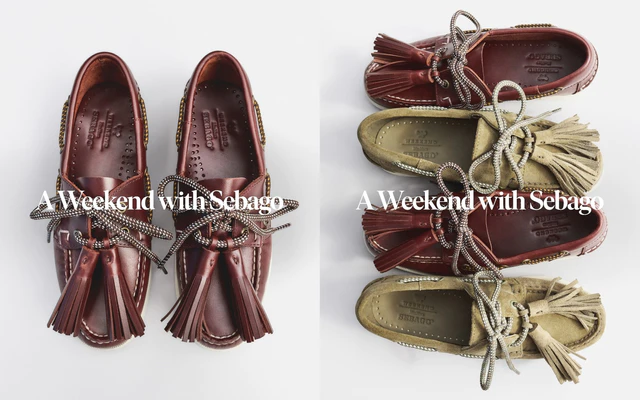 ウィークエンド マックスマーラ×SEBAGO、ボートシューズ「A Weekend with Sebago」最終章で彩る2026年春夏