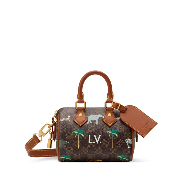 ルイ・ヴィトン:LV × ザ·ダージリン リミテッド スピーディ·バンドリエール 18 ダミエ·ヘリテージ キャンバス