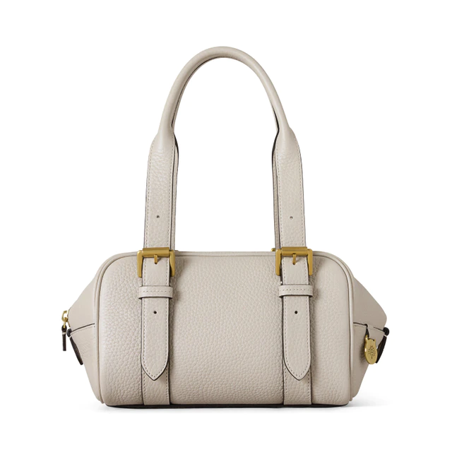 マルベリー スモール ボストン Col. チョーク