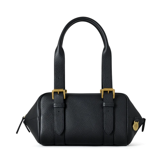 マルベリー スモール ボストン Col. ブラック