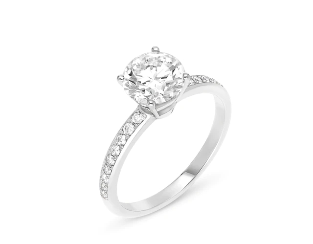 ブルガリ「ローマ アモール」　リング　PTｘDIA　0.3ct~ 