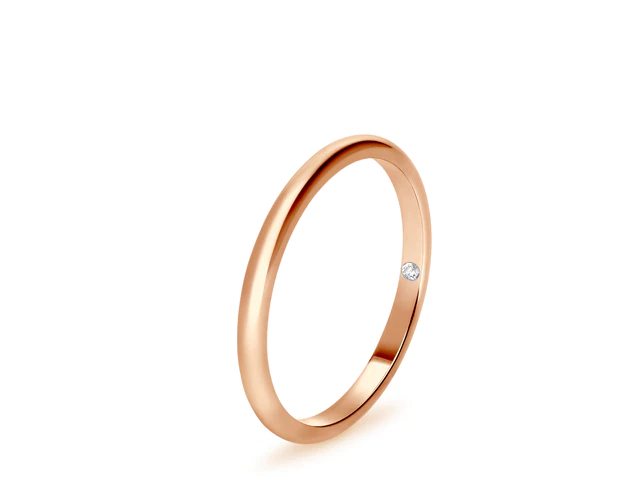 ブルガリ「ローマ アモール」　リング　PGｘDIA