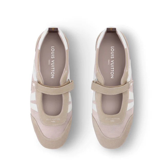 ルイ·ヴィトン：LV スニーカリーナ メリージェーン ミックス素材