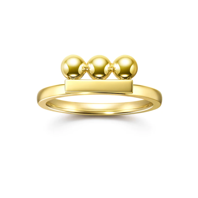 TASAKI「Metal Jewellery Collection」バランス シェイプ ネオ リング［18K イエローゴールド］