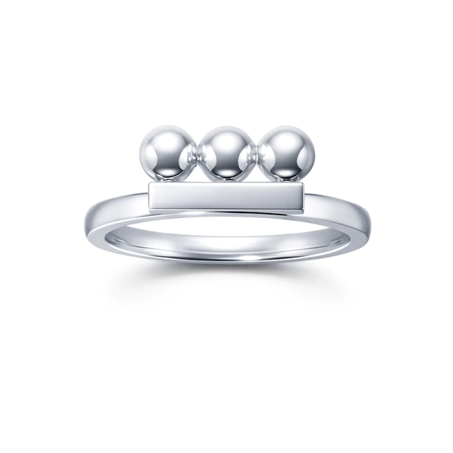 TASAKI「Metal Jewellery Collection」バランス シェイプ ネオ リング［18K ホワイトゴールド］