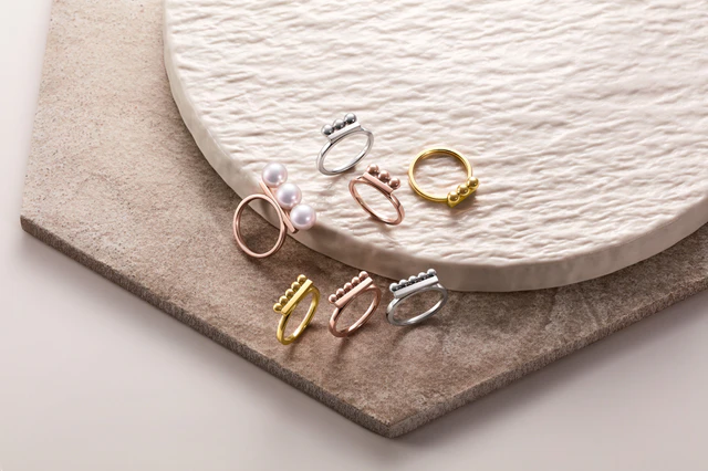 TASAKIのアイコンがメタルに進化、「Metal Jewellery Collection」をTWICE MOMOのビジュアルとともに発売