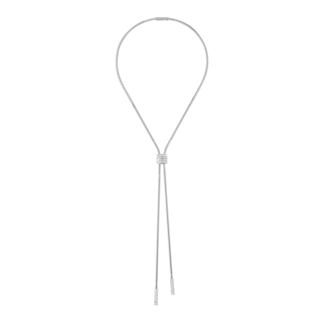 ブシュロン キャトル ラディアント ダイヤモンド タイネックレス ラージ