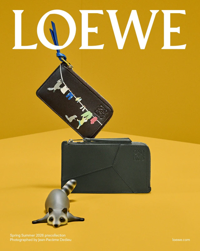 ロエベが届けるスナ・フジタとの春カプセル、桜と動物モチーフがレザークラフトに宿るバッグとアクセサリーコレクション