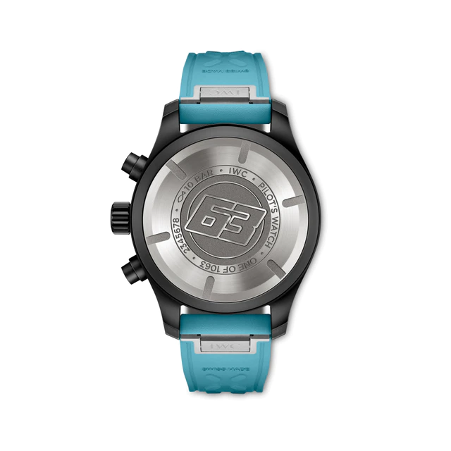 WC シャフハウゼン 「パイロット・ウォッチ・クロノグラフ 41・ジョージ・ラッセル」(Ref. IW389411) 裏面