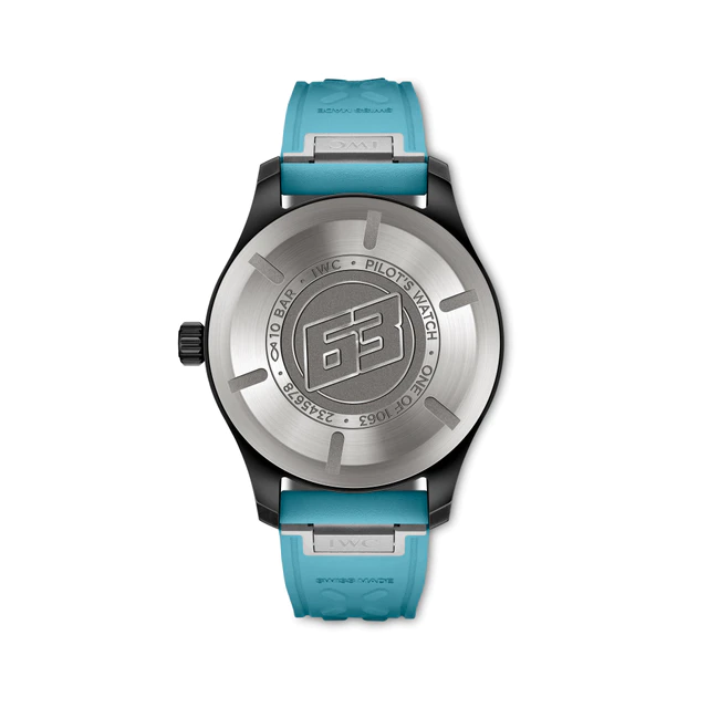 WC シャフハウゼン 「パイロット・ウォッチ・オートマティック 41・ジョージ・ラッセル」(Ref. IW328107) 裏面