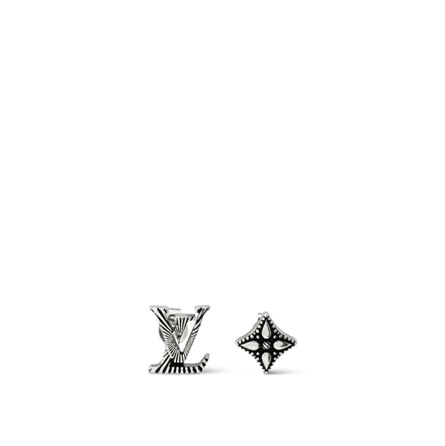 ルイ・ヴィトン：ピアス·LV ウィスパー スターリングシルバー