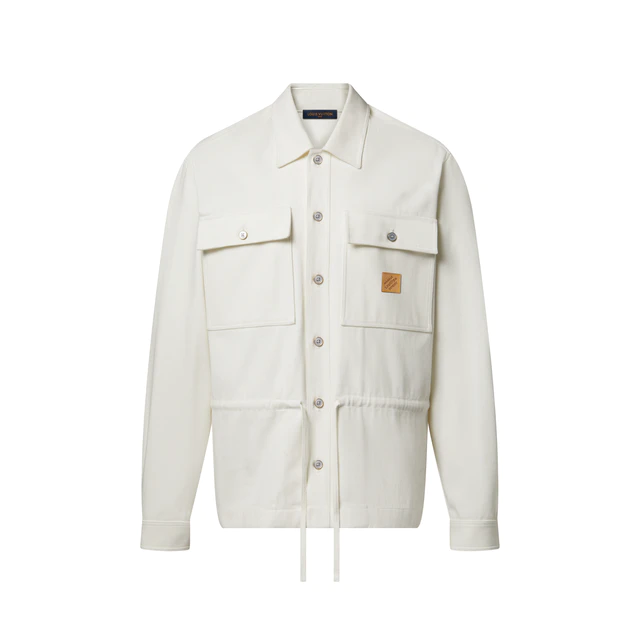 ルイ・ヴィトン：シグネチャージャカード オーバーシャツ コットン 100%