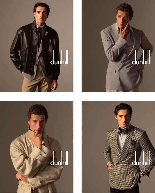 ダンヒル 2026年春夏キャンペーン、アール・デコの意匠とアルフレッド コレクションが語る英国モダンエレガンス