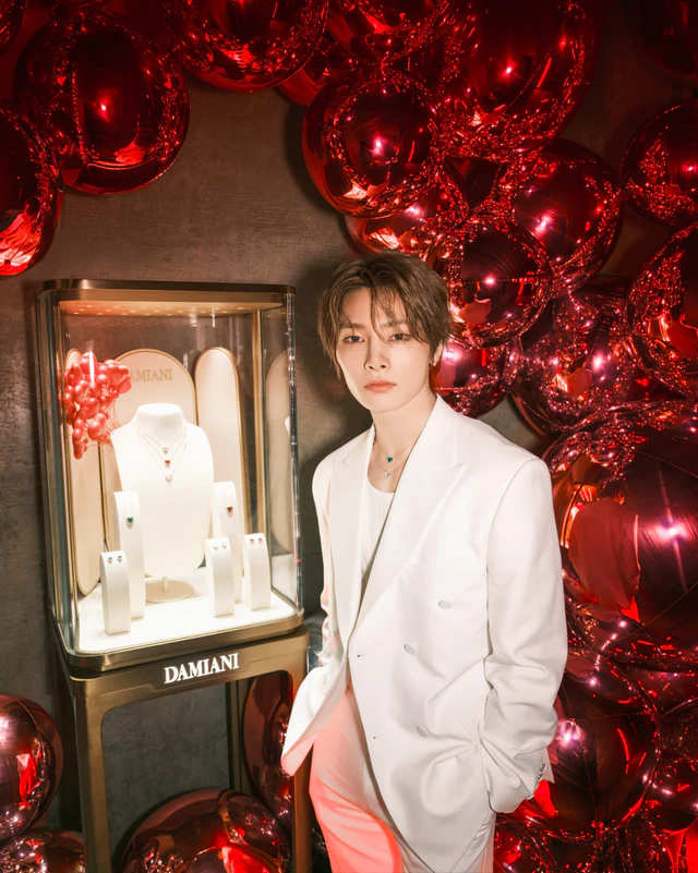 I.Nが纏うダミアーニ「ベル エポック」ハートジュエリー、表参道で叶うロマンティックなバレンタインナイト