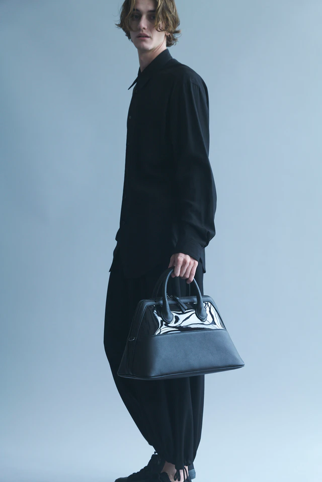 ヨウジヤマモト discord Yohji Yamamoto PVC shoulder bag