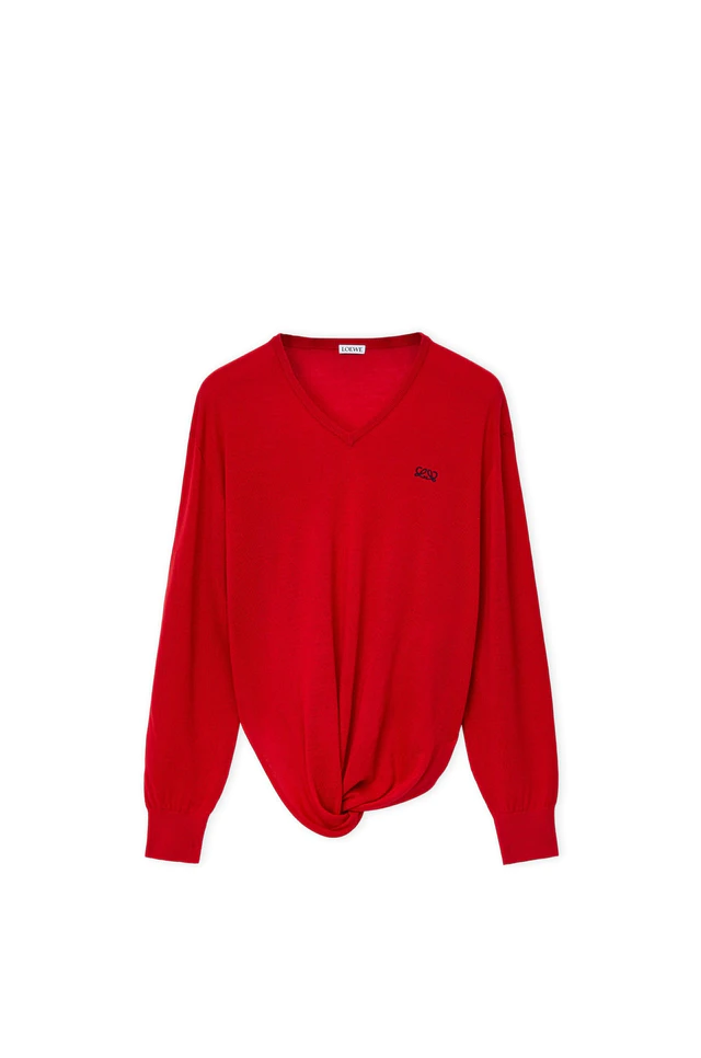 ロエベ 2026春夏コレクション ドレープド セーター 