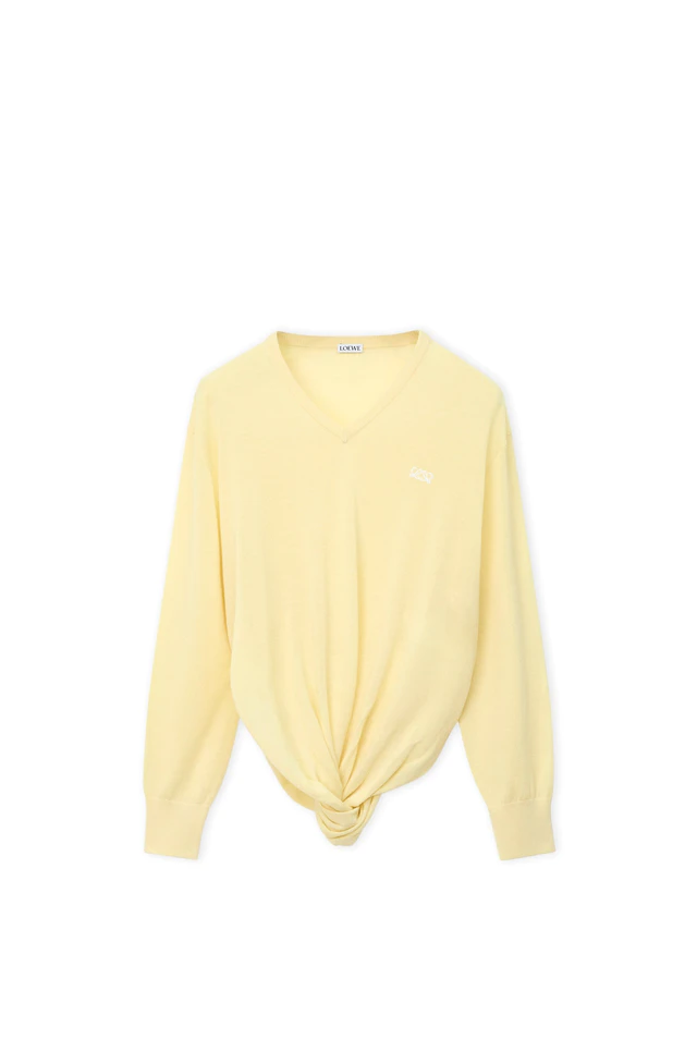 ロエベ 2026春夏コレクション ドレープド セーター 