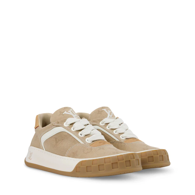 ルイ・ヴィトン:LV ティルテッド スニーカー モノグラム・デニム