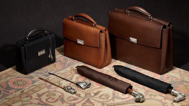 ダンヒル新作レザーグッズ、130年超のクラフツマンシップと英ロンドン発祥の精神が息づくトータルワードローブ