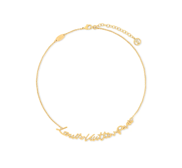 ルイ・ヴィトン：ネックレス·LV スクリプト メタル