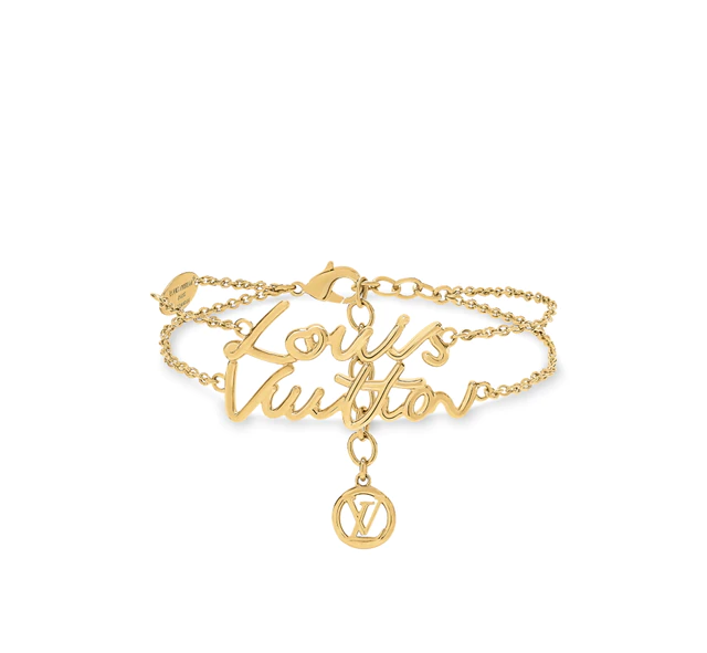 ルイ・ヴィトン：ブレスレット·LV スクリプト メタル