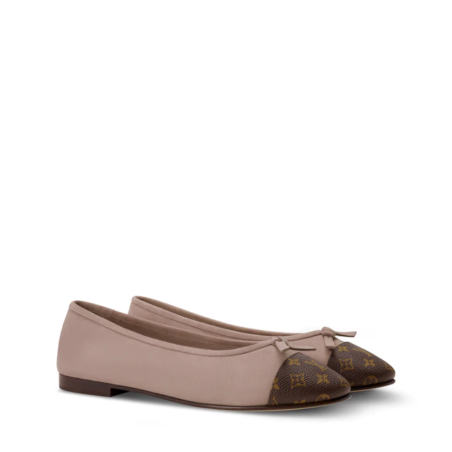 ルイ・ヴィトン：ダーリン バレリーナ スエードベビーゴートレザー