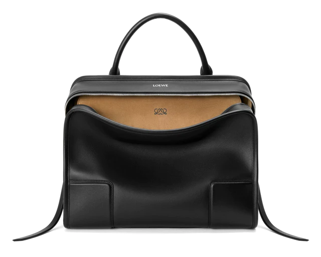 ロエベ アマソナ180 ラージ(ソフトカーフスキン、ブラック)