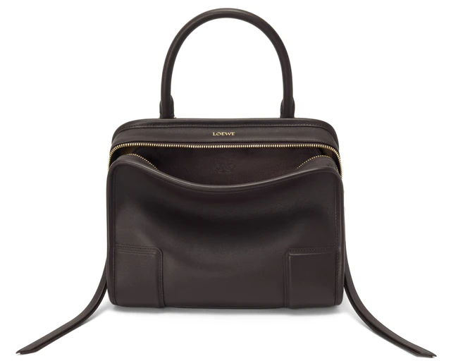 ロエベ アマソナ180 スモール（ソフトカーフスキン、ダークチェスナット）