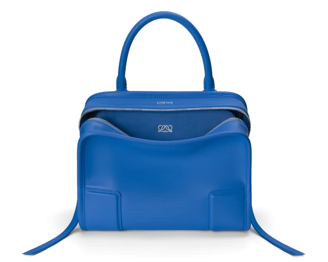 ロエベ アマソナ180 スモール（ソフトカーフスキン、ロイヤルアズール）