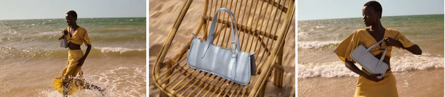 ロンシャンのレザーバッグコレクション「ローング」、パリとビーチを行き来するための新定番