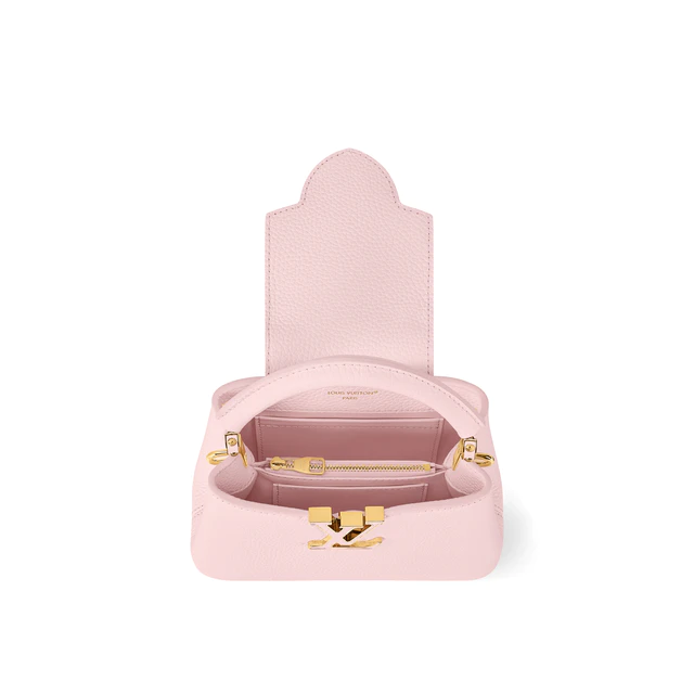 ルイ・ヴィトン：カプシーヌ MINI トリヨンレザー 内観