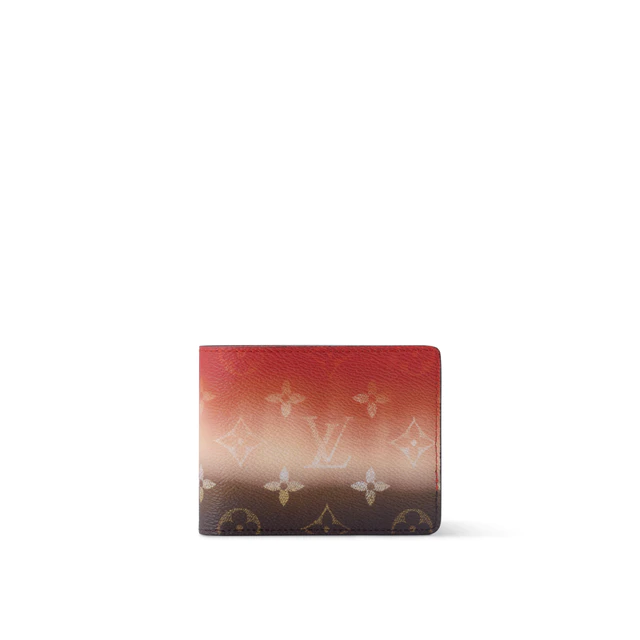 ルイ・ヴィトン：ポルトフォイユ·スレンダー モノグラム·ピグメント コーティッド·キャンバス