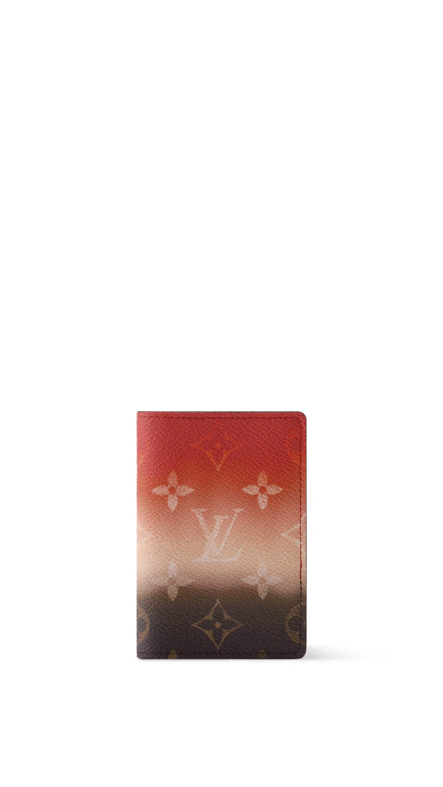 ルイ・ヴィトン：カードケース オーガナイザー·ドゥ ポッシュ モノグラム·ピグメント コーティッド·キャンバス