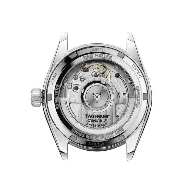 タグ・ホイヤー カレラ デイト ジャパンリミテッドエディション　裏面