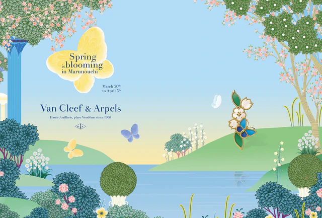 都会の真ん中でパピヨンが舞う、ヴァン クリーフ＆アーペルとアーティストが描く再生の物語