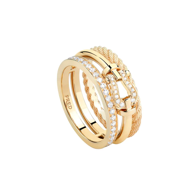 フレッド Force 10 Rise in yellow gold Ring