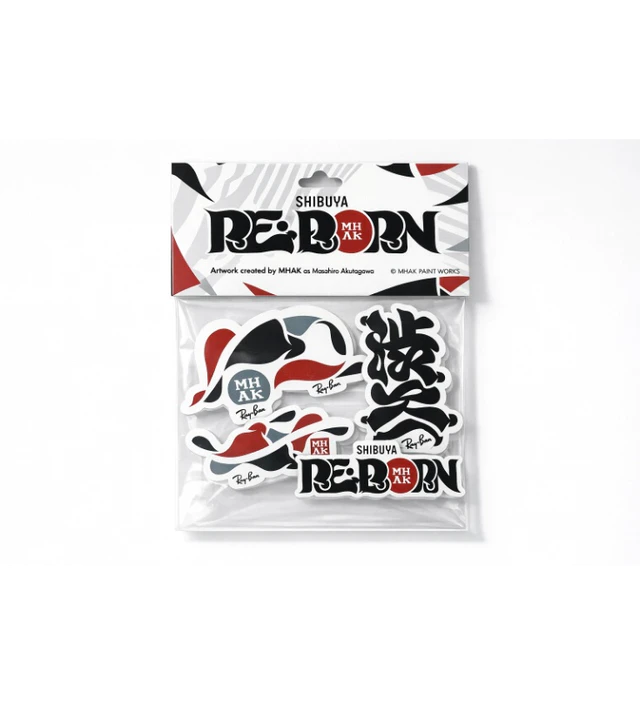 レイバンストア渋谷リニューアル MHAKオリジナルデザインのスペシャルグッズ ステッカー（来店者特典）