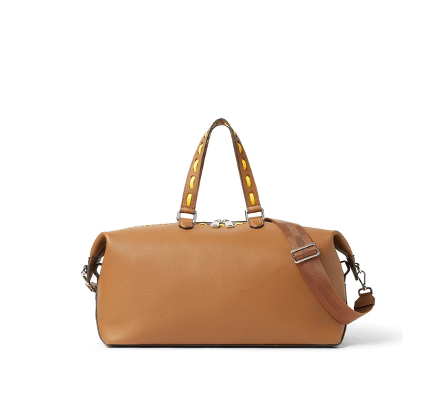 「フェンディ ルイ ダッフル」バッグ　ミディアムサイズ：ブラウン