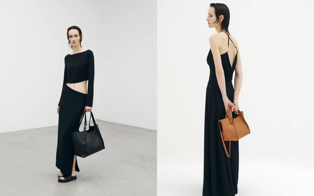 土屋鞄、シャープなコバと曲線美が響き合う新作、マレゾン、洗練を極めたトートバッグの誘惑