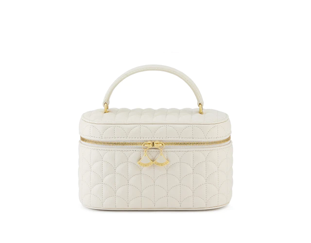 ブルガリ 295462 ディーヴァ ドリーム　ヴァニティケース ナッパ / ペルラホワイト