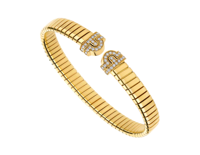 ブルガリ 「ブルガリ トゥボガス」 ブレスレット YG x DIA